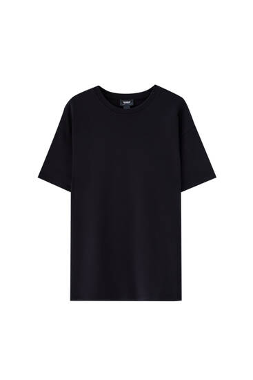 Remera negra hombre lisa Clearance