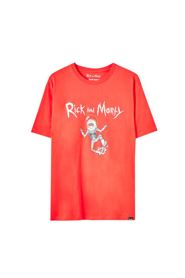 pull and bear t shirt rick and morty