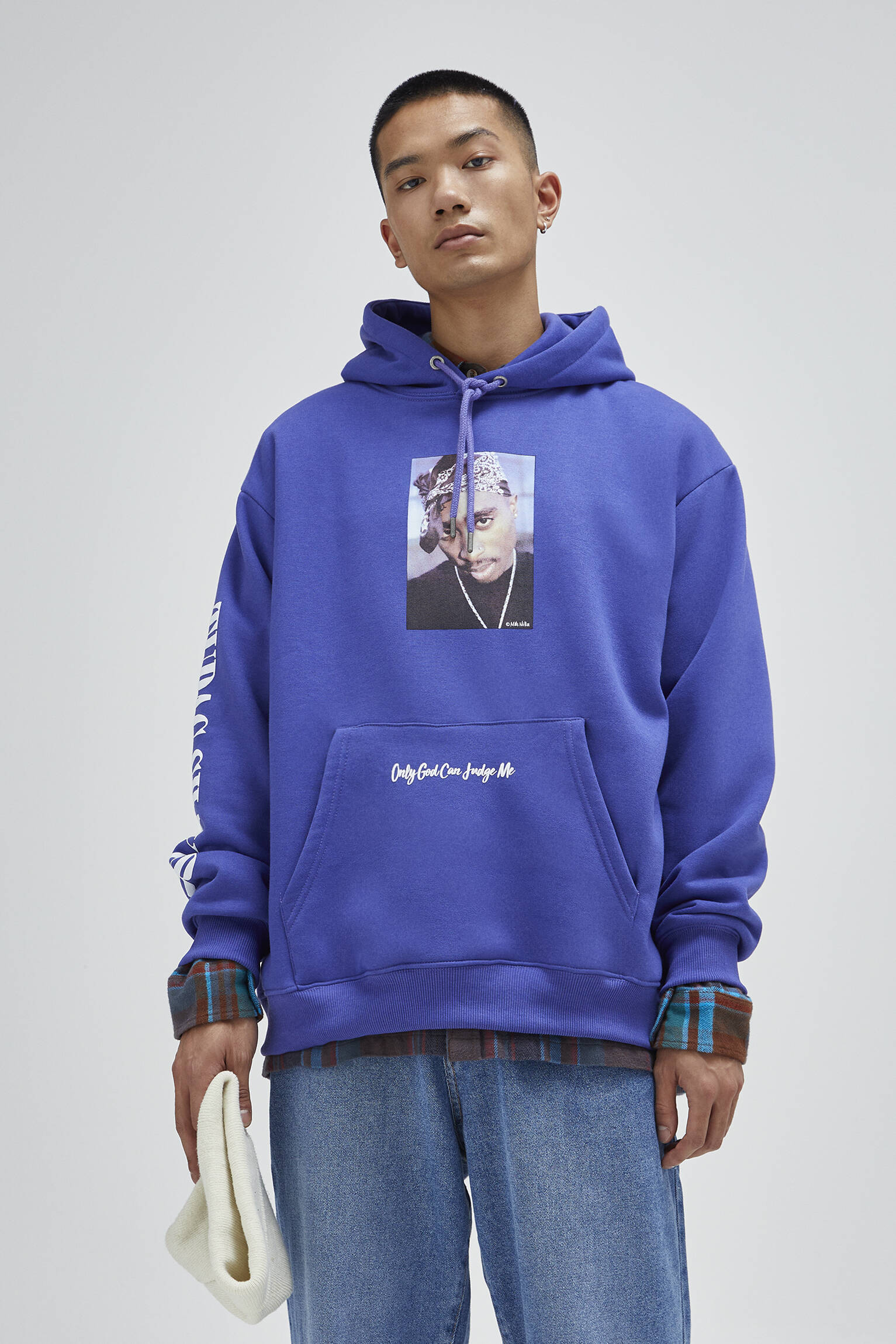 Pull & Bear - Violet Tupac hoodie