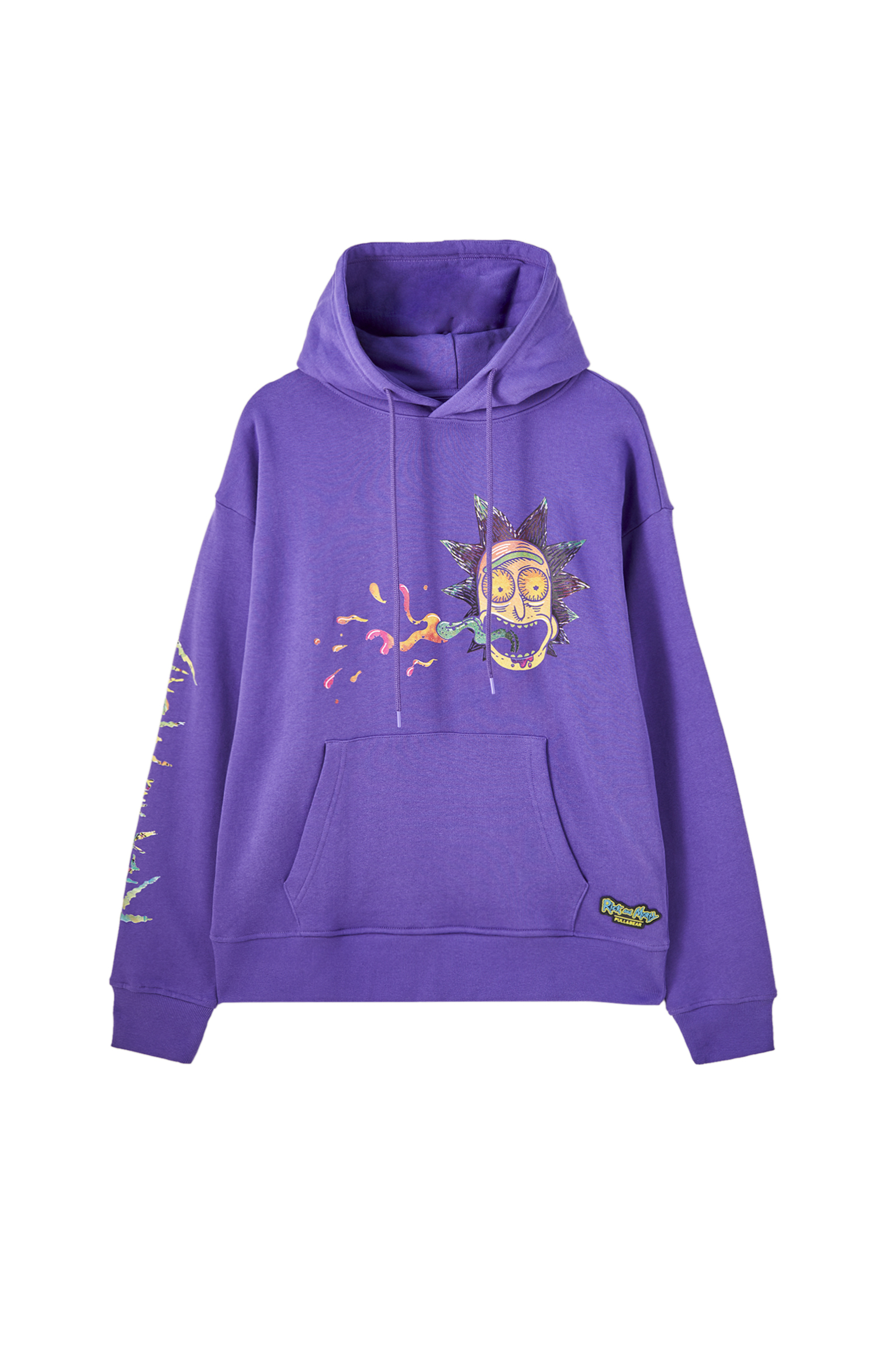 purple rick and morty hoodie