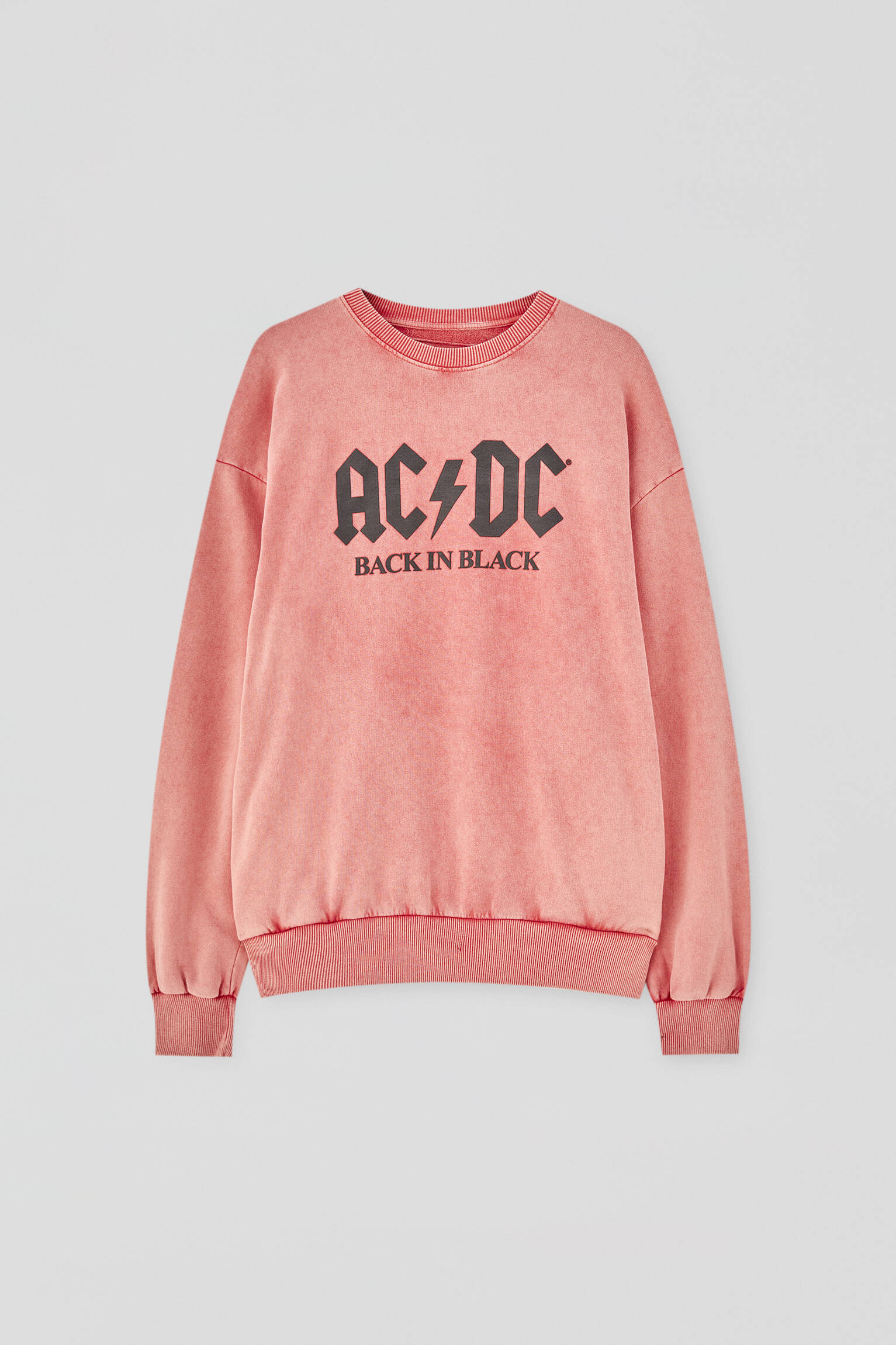 ac dc sweatshirt pull and bear