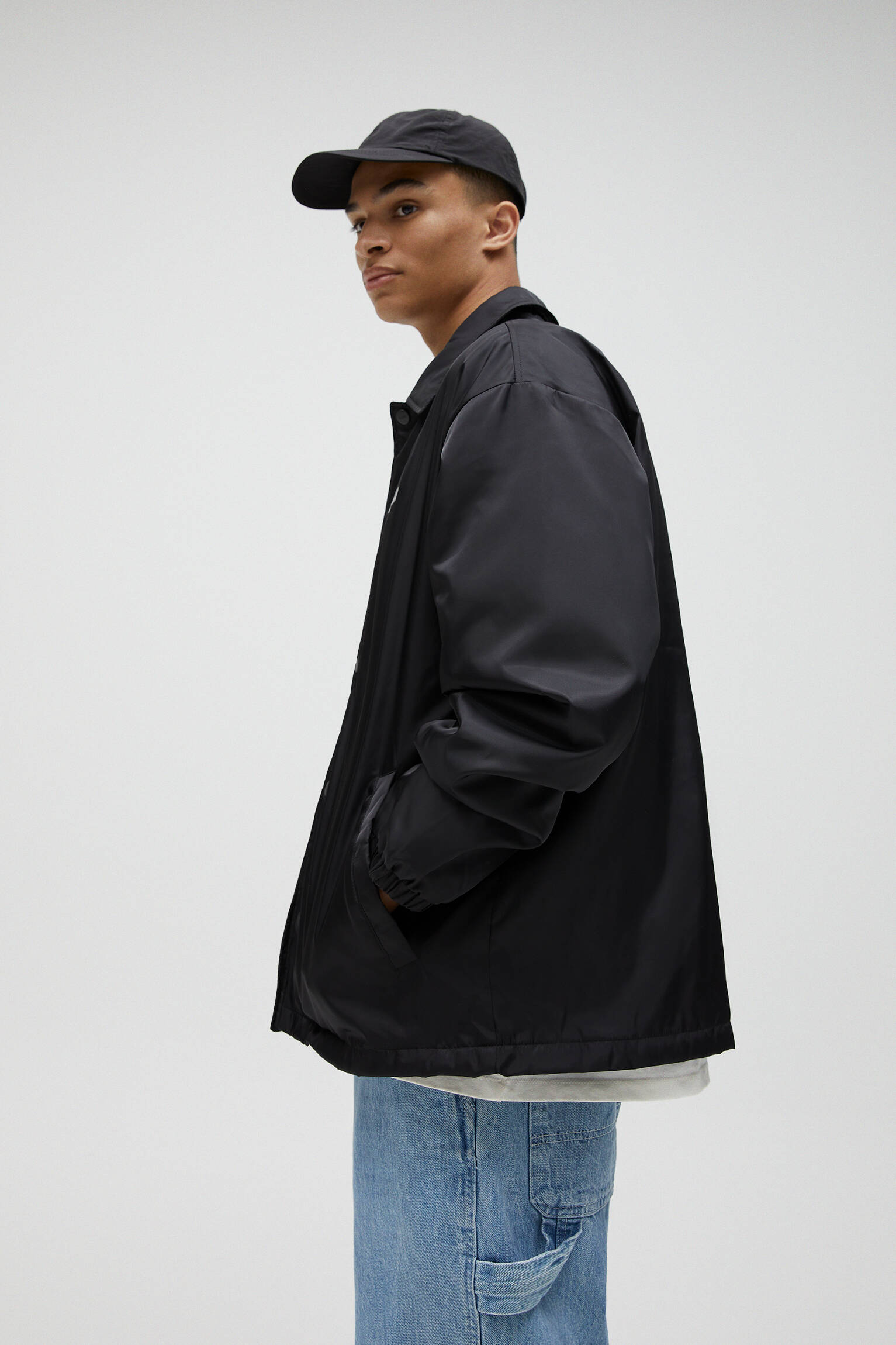 pull and bear coach jacket