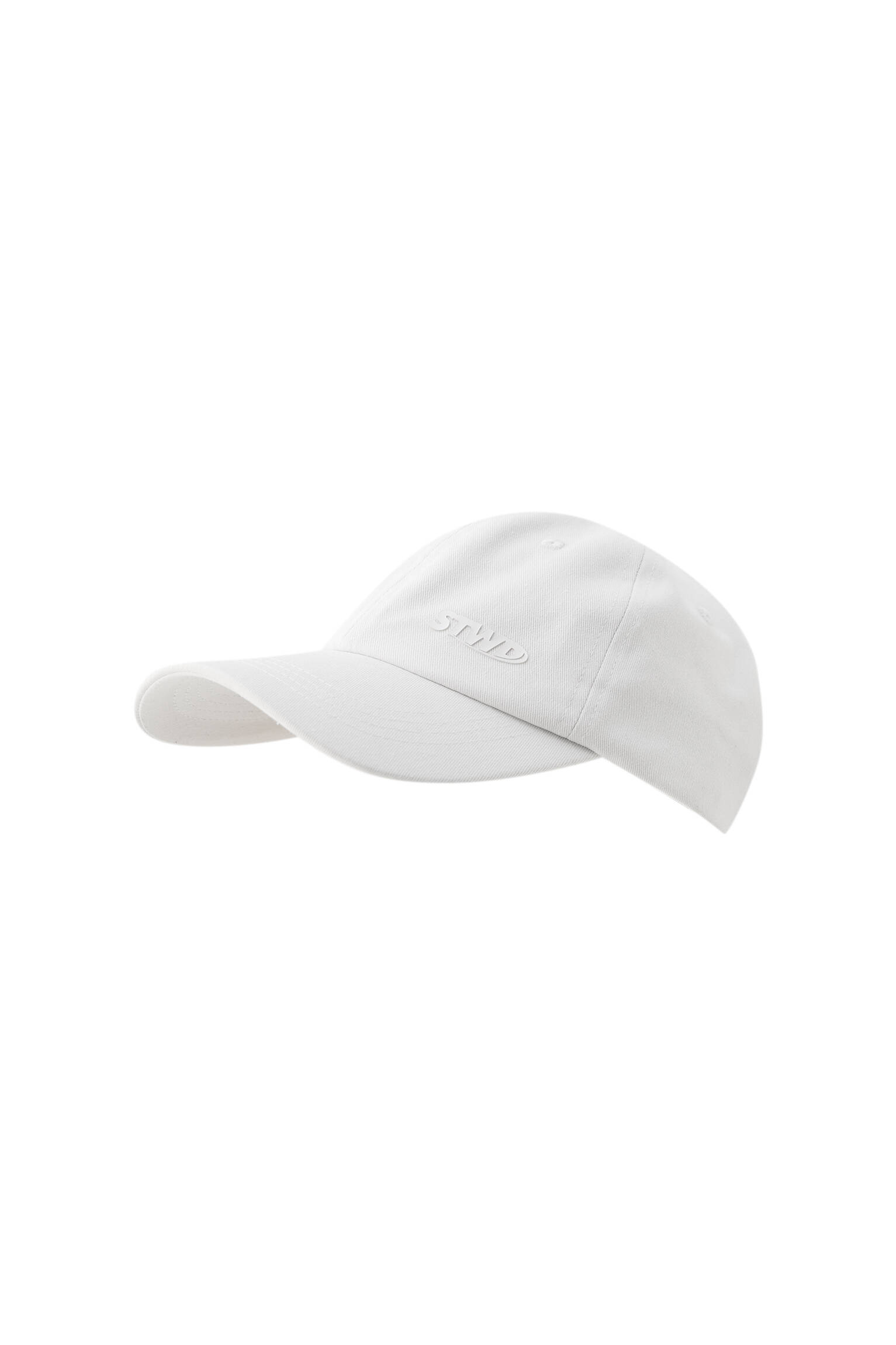 БЕЛЫЙ Базовая белая кепка с логотипом Pull & Bear