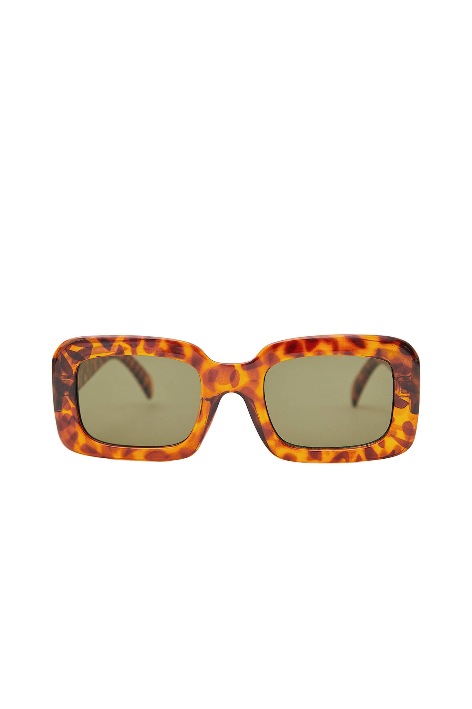 ЧЕРЕПАХОВЫЙ Солнечные очки макси в оправе под черепаху Pull & Bear