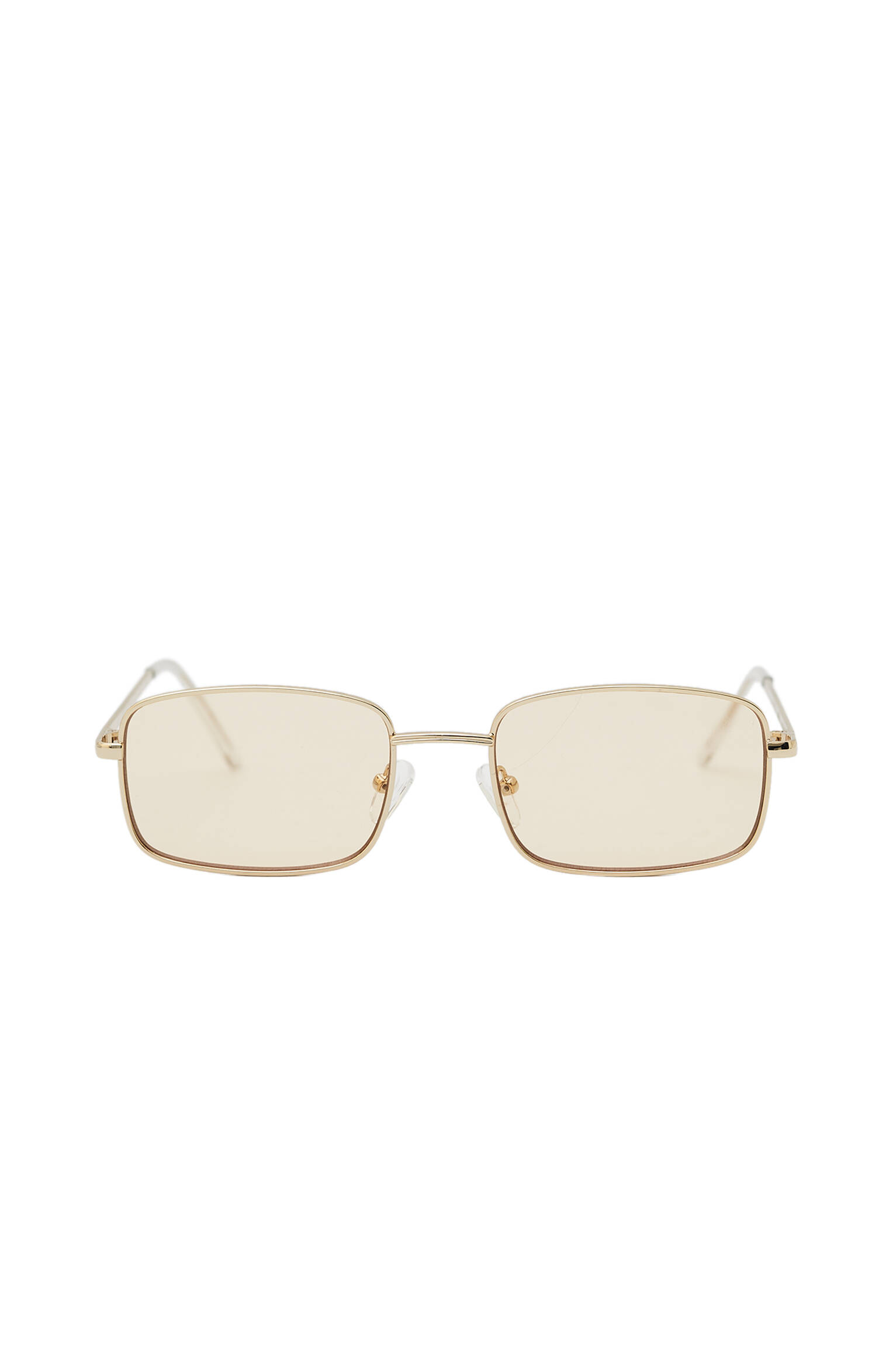 РАЗНЫЕ Солнечные очки в золотистой прямоугольной оправе Pull & Bear