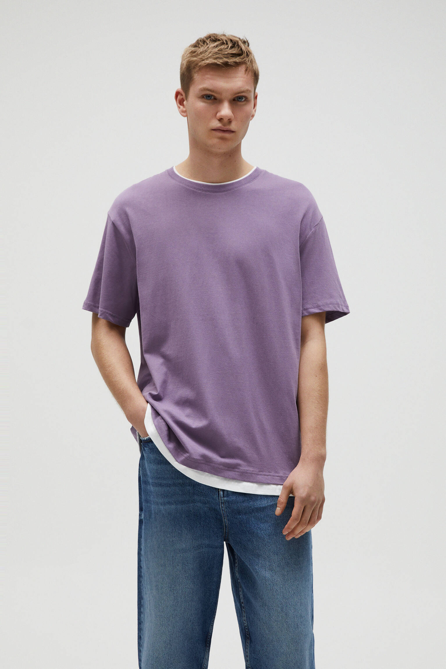 pull and bear basic t shirt