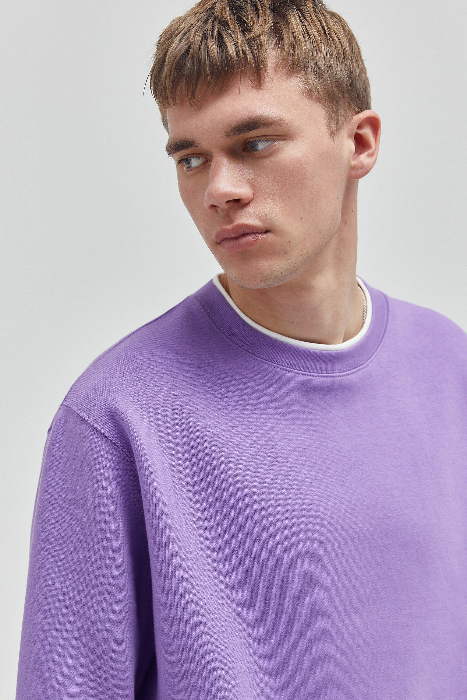 pull and bear basic sweatshirt