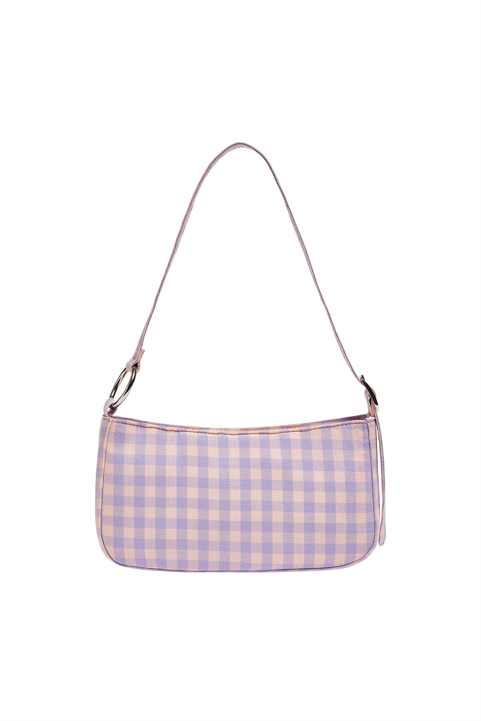 Gingham shoulder bag