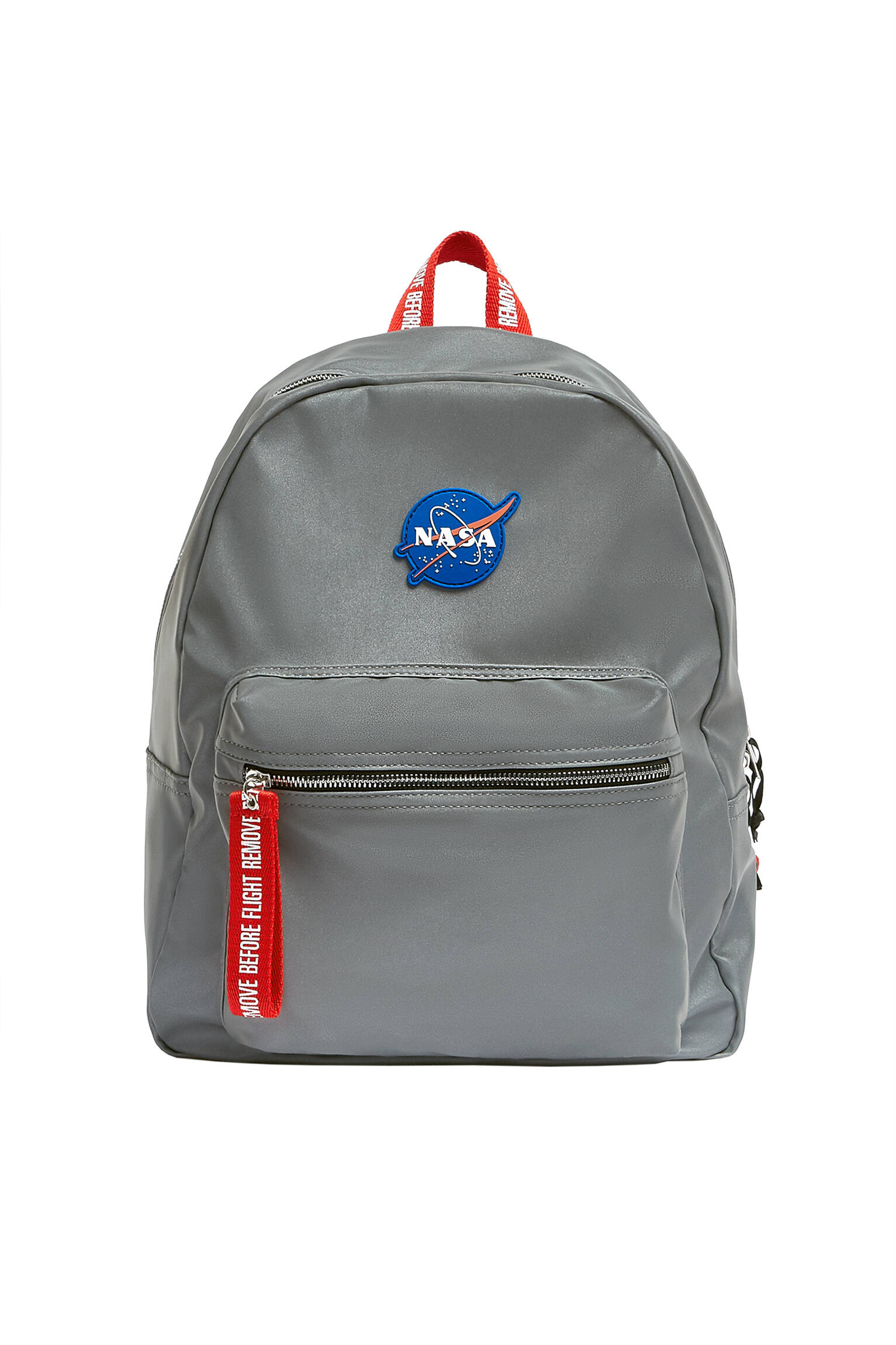 СЕРЕБРИСТЫЙ Рюкзак NASA со светоотражающим эффектом Pull & Bear