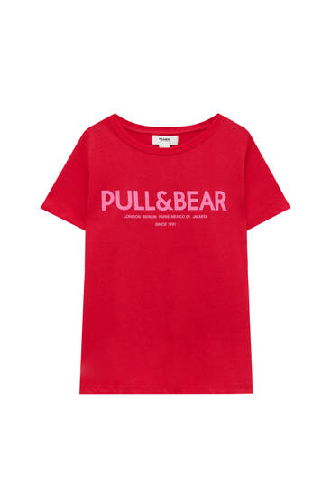 T-shirt Pull&Bear manches courtes