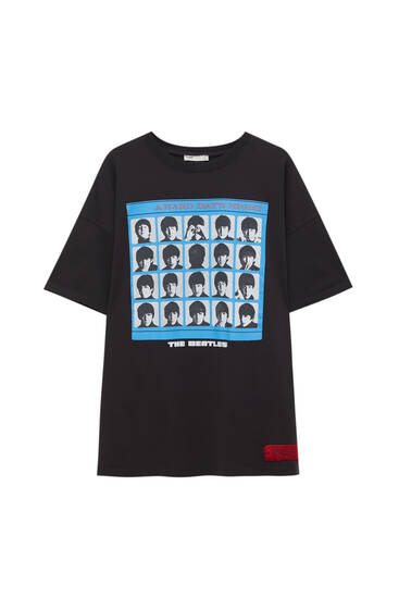 pull and bear beatles t shirt