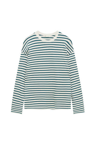 pull and bear striped t shirt
