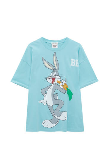 T-shirt Bugs Bunny bleu