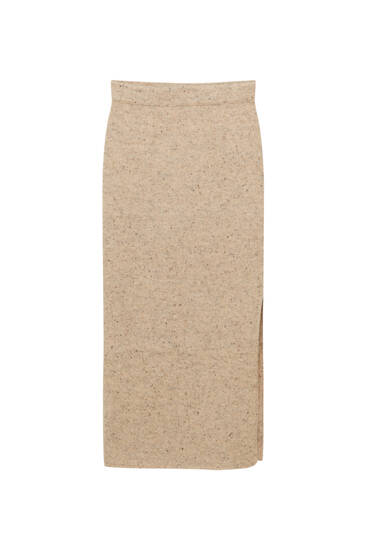 Sand knit skirt