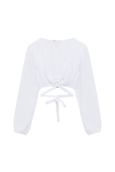 Blanca corta de Camisas y Blusas para Mujer | FASHIOLA.mx