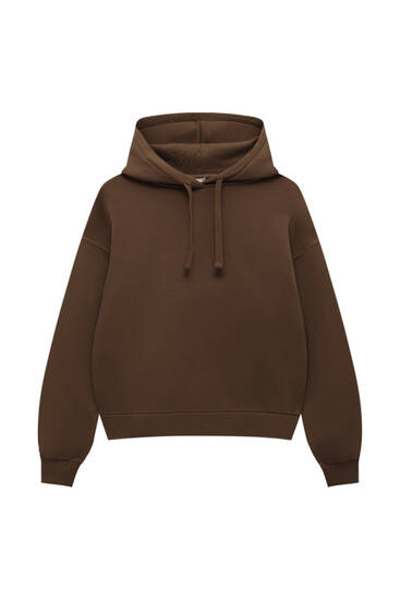 Pull&Bear sweatshirt DAMEN Pullovers & Sweatshirts Hoodie Grau L Rabatt 72 % 