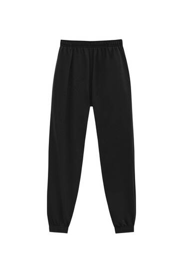Basic joggers with elastic trims