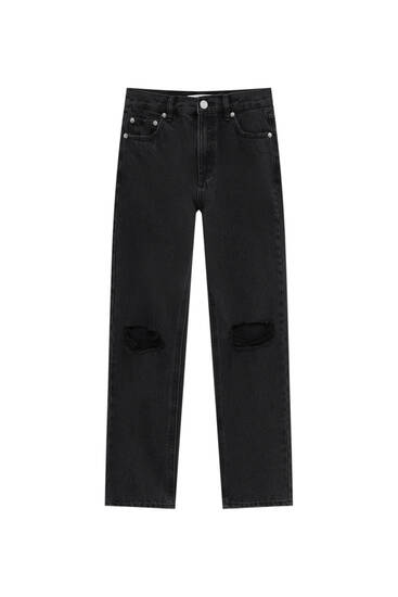 Skinny jeans zwart Donna Vestiti Jeans Jeans skinny Pull & Bear Jeans skinny 