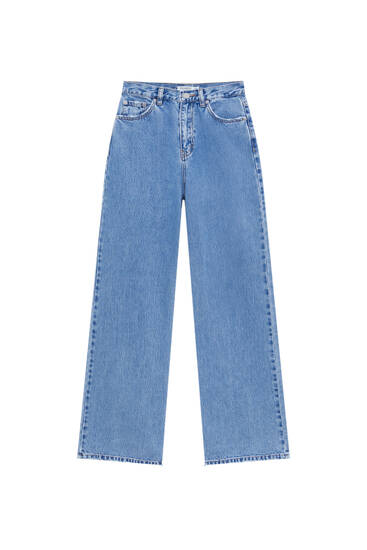 discount 63% WOMEN FASHION Jeans Straight jeans Basic Pull&Bear straight jeans Blue 36                  EU 