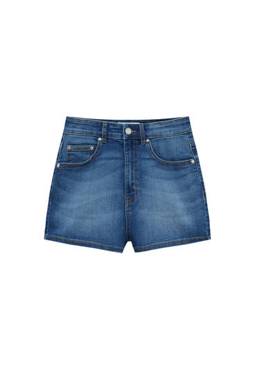 Pantalòn cortos ICON DENIM de Denim de color Azul Mujer Ropa de Shorts de Minishorts 