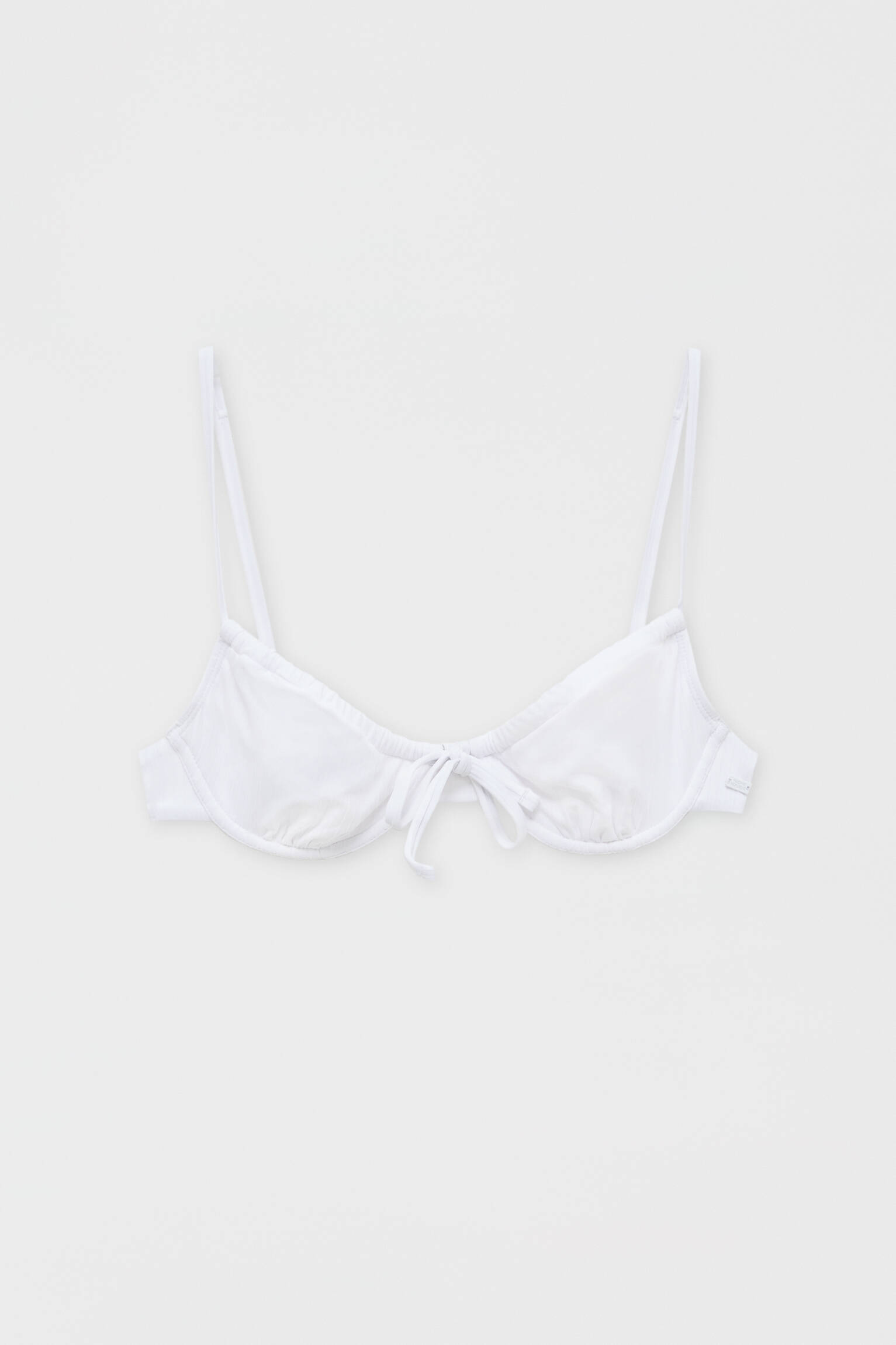 Pull & Bear Bikini top with knots - 529121053-250