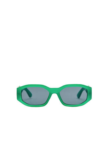 Okulary przeciwsłoneczne z zausznikami w stylu retro