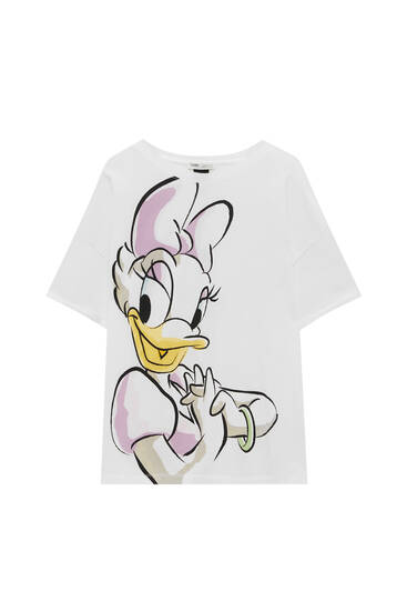 Short sleeve T-shirt with Daisy print
