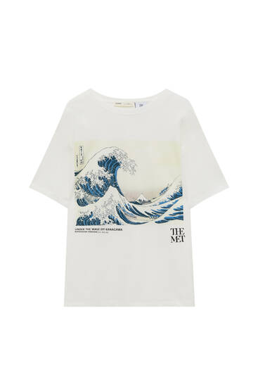 Maglietta a maniche corte Hokusai x The Met