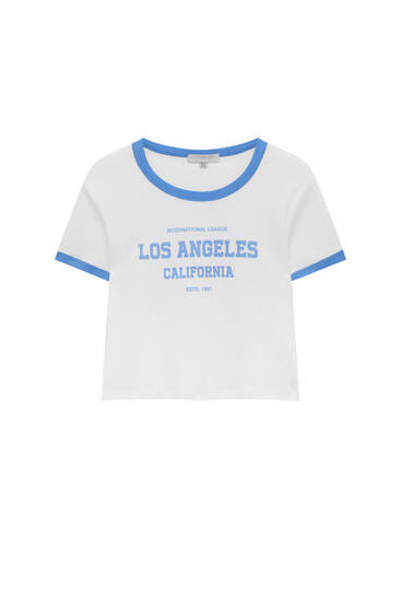 T-shirt Los Angeles met korte mouw