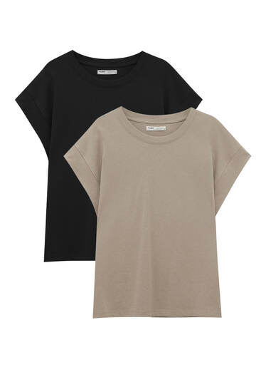 Set de tricouri simple fără mâneci