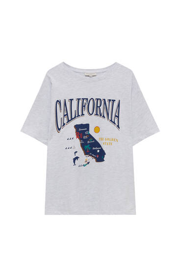 Tricou California cu mânecă scurtă