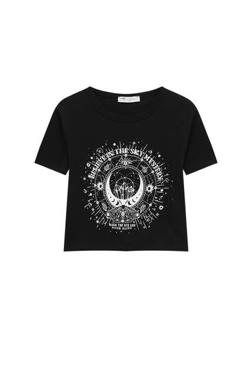 T-shirt met esoterische print