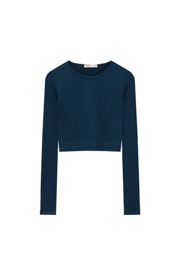pull and bear long sleeve t shirt