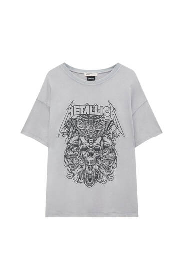 Tricou Metallica cu mânecă scurtă