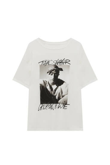 T-shirt Tupac manches courtes