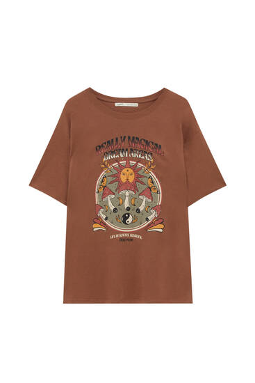 pull and bear pink shirt