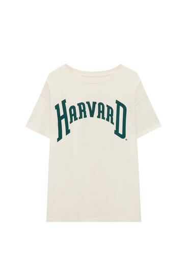Maglietta stile college oversize Harvard