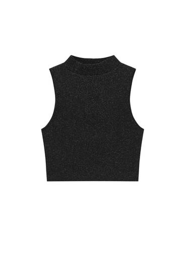 pull and bear volume shoulder t shirt