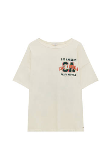 Rabatt 63 % DAMEN Hemden & T-Shirts T-Shirt Stricken Beige M Pull&Bear T-Shirt 