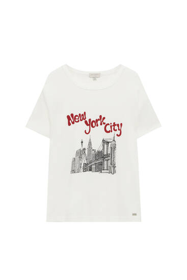 Camiseta manga corta New York