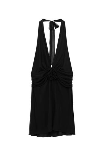 Vestido negro corto
