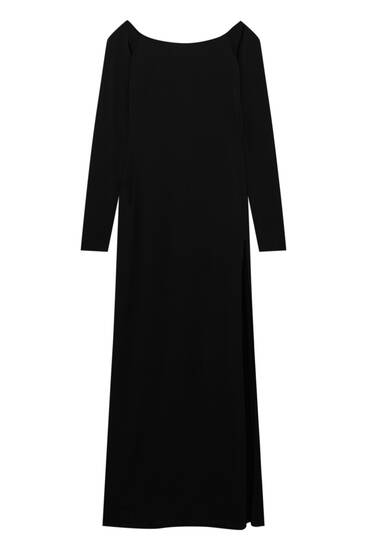 Vestido largo negro