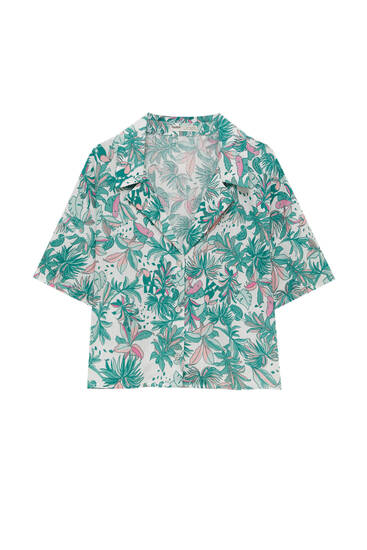 pull and bear hawaiian shirt