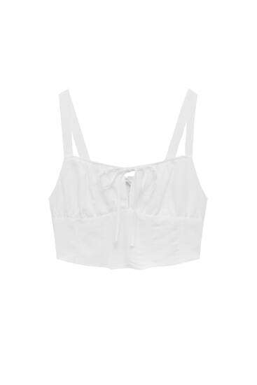 Women's White Tops | Pull\u0026Bear