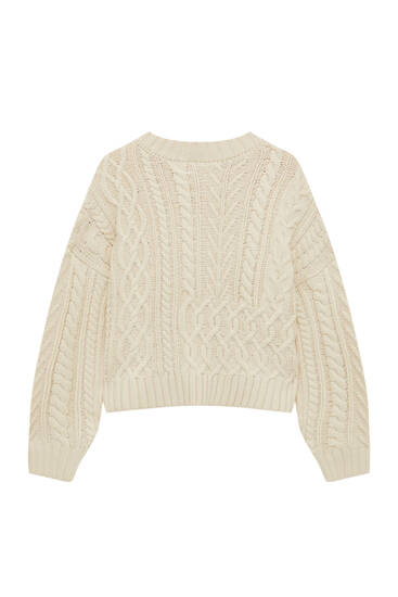 Rabatt 89 % DAMEN Pullovers & Sweatshirts Chenille Rosa M Pull&Bear Pullover 