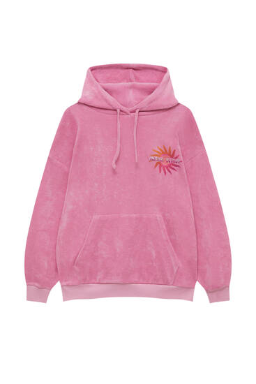 Sudaderas Hombre | Bershka Sudadera Capucha Rosa - Bellavista
