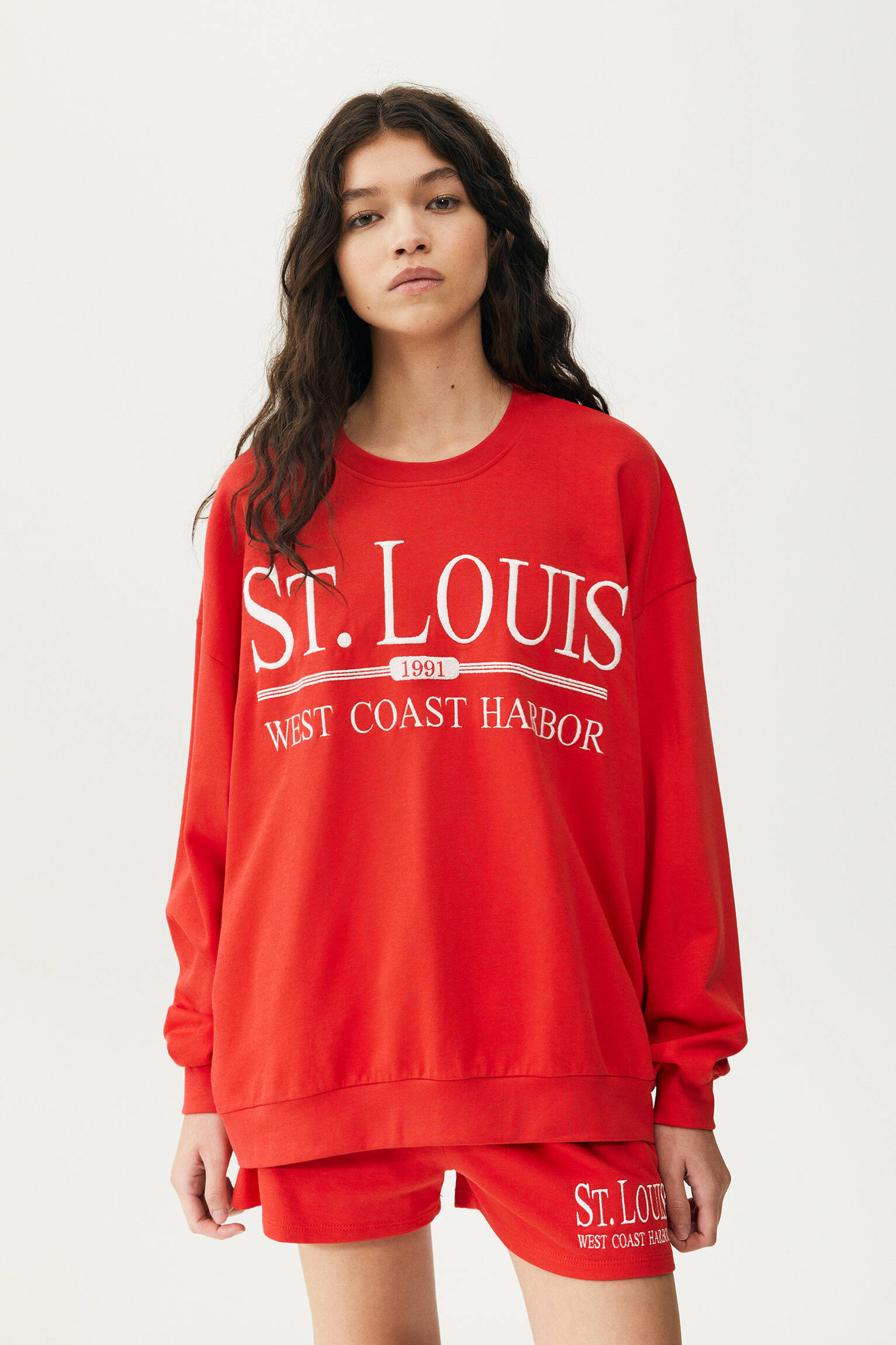 Saint Louis varsity hoodie - PULL&BEAR