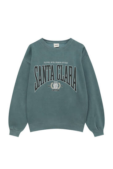 Rabatt 66 % DAMEN Pullovers & Sweatshirts Print Pull&Bear sweatshirt Rosa L 