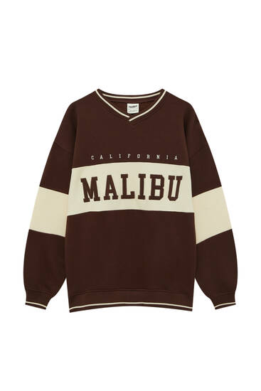 DAMEN Pullovers & Sweatshirts Chenille Rabatt 66 % Pull&Bear Pullover Weiß S 