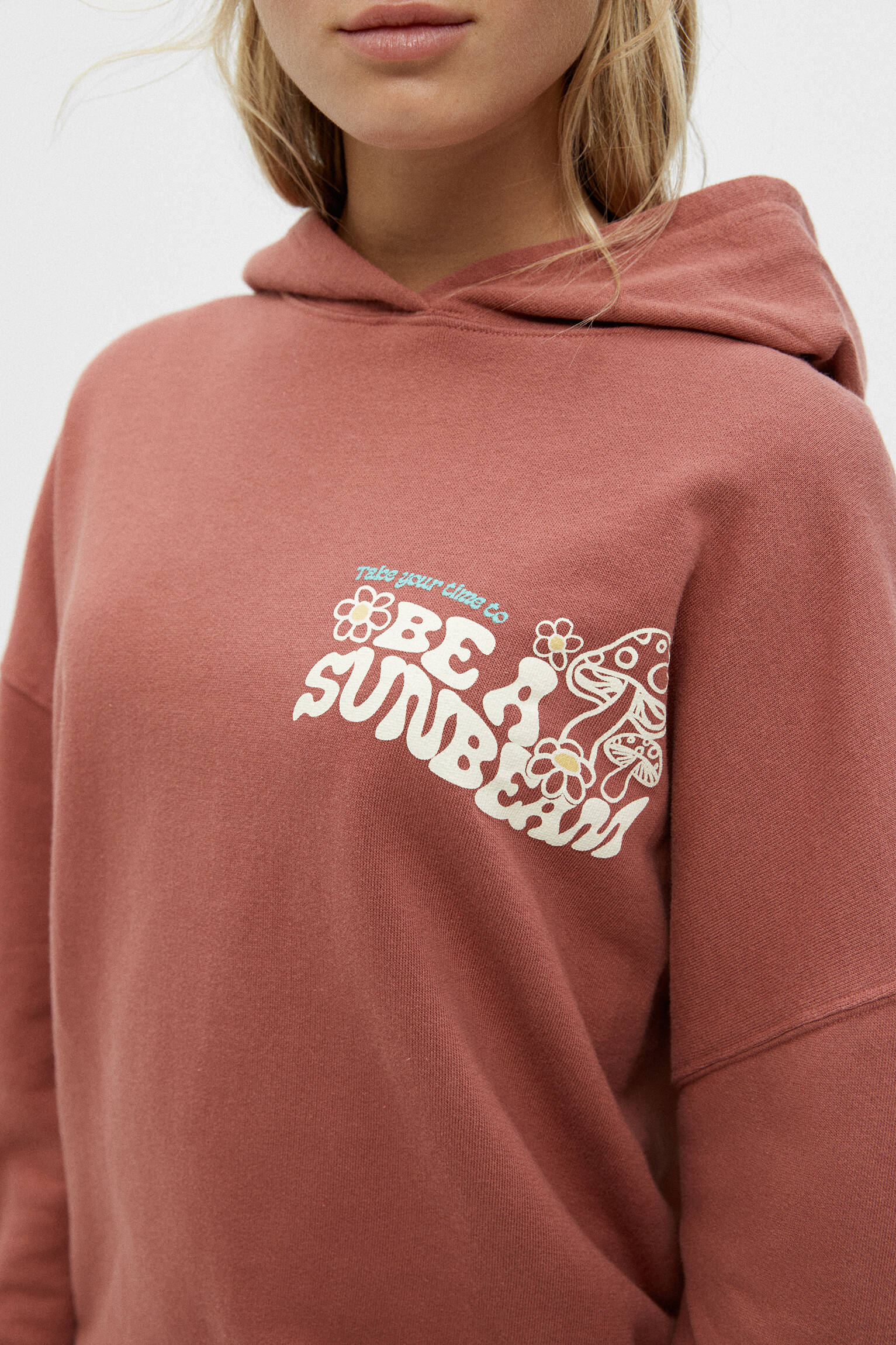 Pull and bear online oversized hoodie